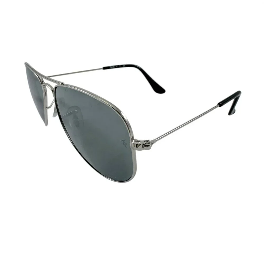 Ray Ban Jr Sunglasses Classic Aviator Silver Pilot Wire Frames R6 9506 52-14-125